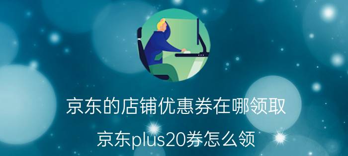 京东的店铺优惠券在哪领取 京东plus20券怎么领？